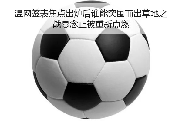 温网签表焦点出炉后谁能突围而出草地之战悬念正被重新点燃 - bet365 online